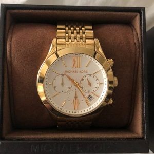 Michael Kors Gold chronograph watch